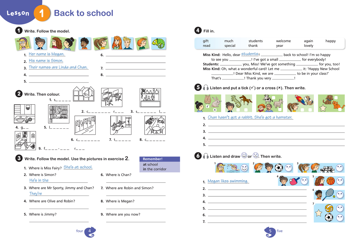 Hello! New Edition. Учебна тетрадка по английски език за 4. клас - Image 2