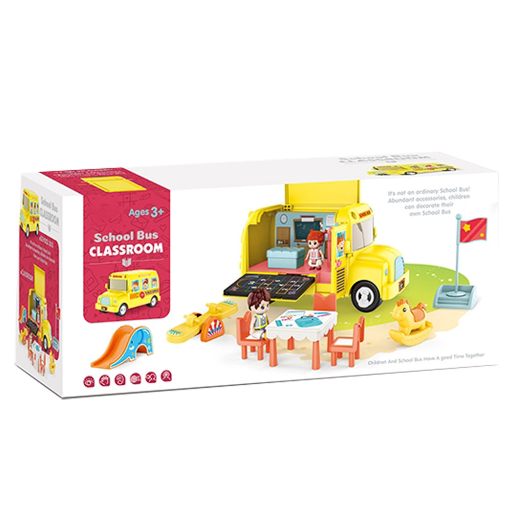 OCIE Touring Car Училищен автобус с мобилна класна стая с фигури Classroom