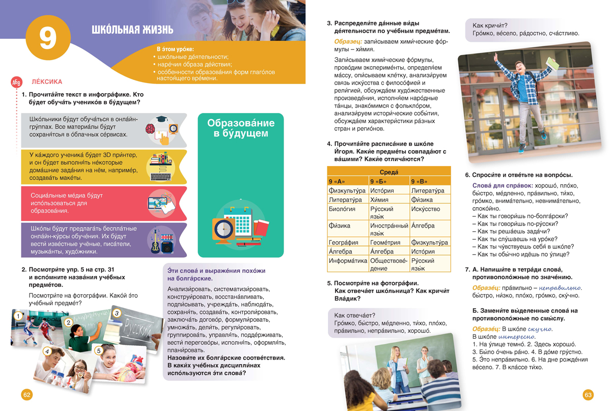 Привет! A1.1. Руски език за 9. клас, (втори чужд език) - Image 8
