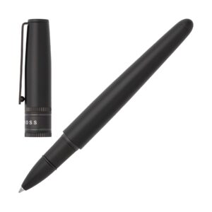 Hugo Boss Химикалка Illusion Gear, в кутия, черна