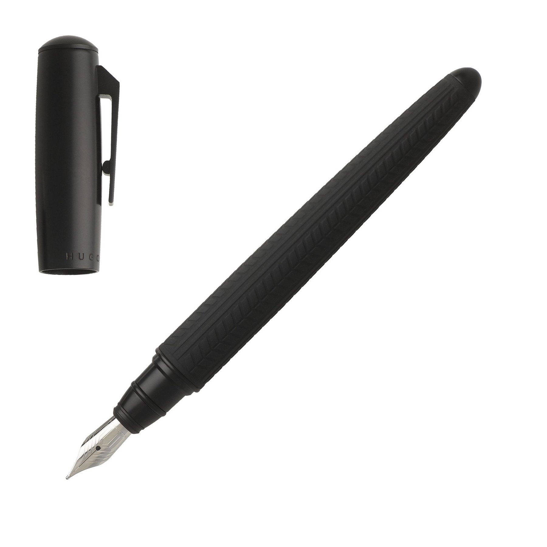 Hugo Boss Писалка Pure Tire, в кутия, черна - Image 4