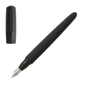 Hugo Boss Писалка Pure, в кутия, черна