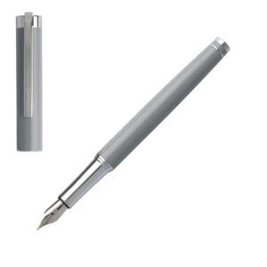 Hugo Boss Писалка Ace, в кутия, светлосива