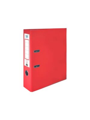 Colori Класьор, 8 cm, PP, с метален кант, несглобен, червен, 50 броя