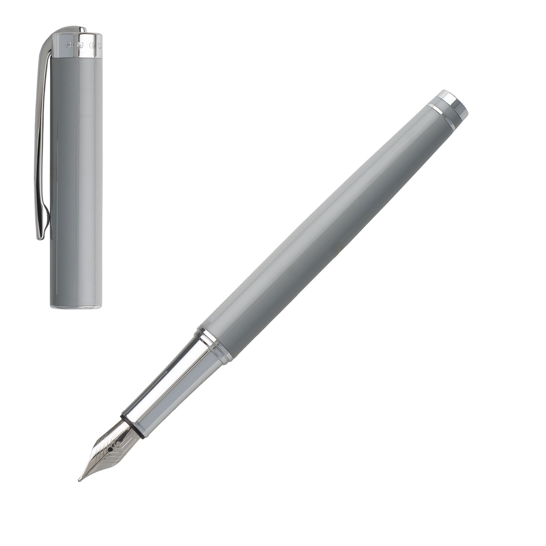 Hugo Boss Писалка Ace, в кутия, светлосива - Image 3