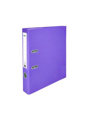 Office 1 Класьор, 5 cm, PP, несглобен, лилав, 50 броя