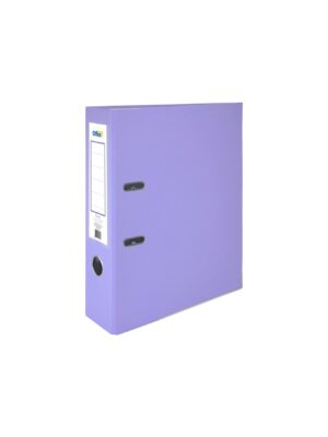 Office 1 Класьор, 8 cm, PP, с метален кант, несглобен, люляк, 50 броя