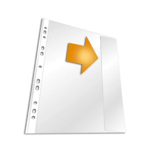 Durable Джоб за документи, А4, 135 микрона, мат, с капак, 5 броя