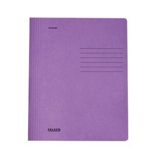 Falken Папка, картонена, с машинка, виолетова