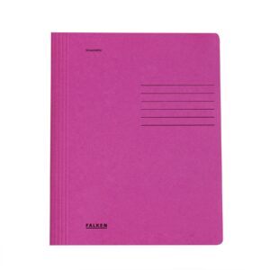 Falken Папка, картонена, с машинка, розова