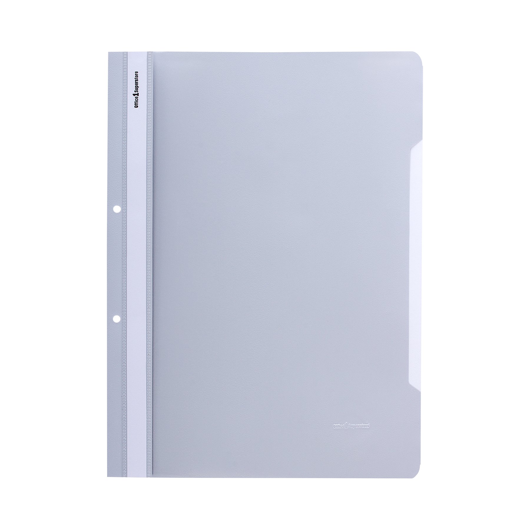 Office 1 Папка, PP, с перфорация, сива, 50 броя