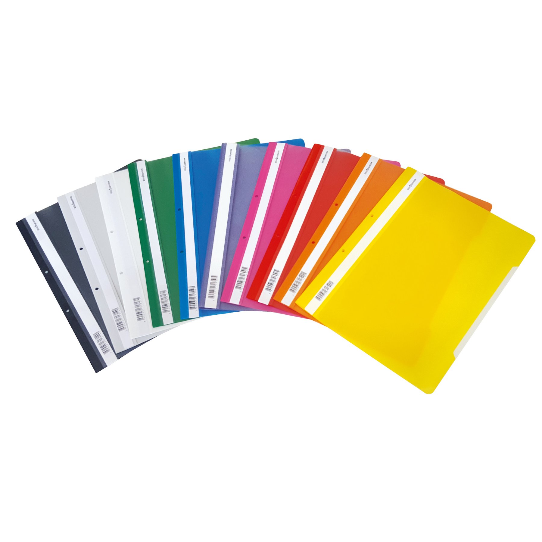 Office 1 Папка, PP, с перфорация, сива, 50 броя - Image 3