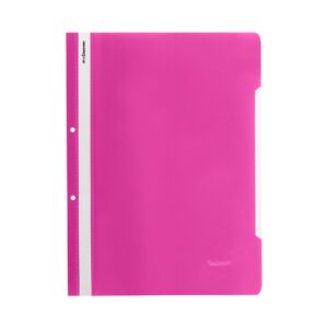 Office 1 Папка, PP, с перфорация, розова, 50 броя