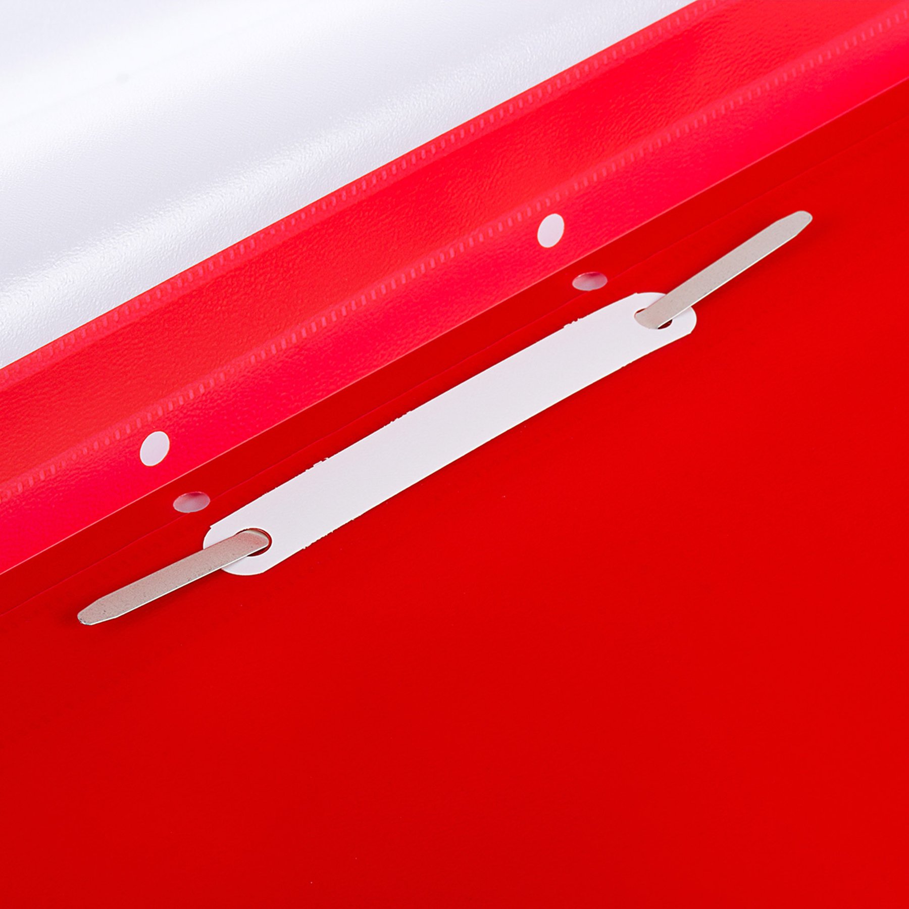 Папка Economy, PP, с перфорация, червена, 50 броя - Image 2