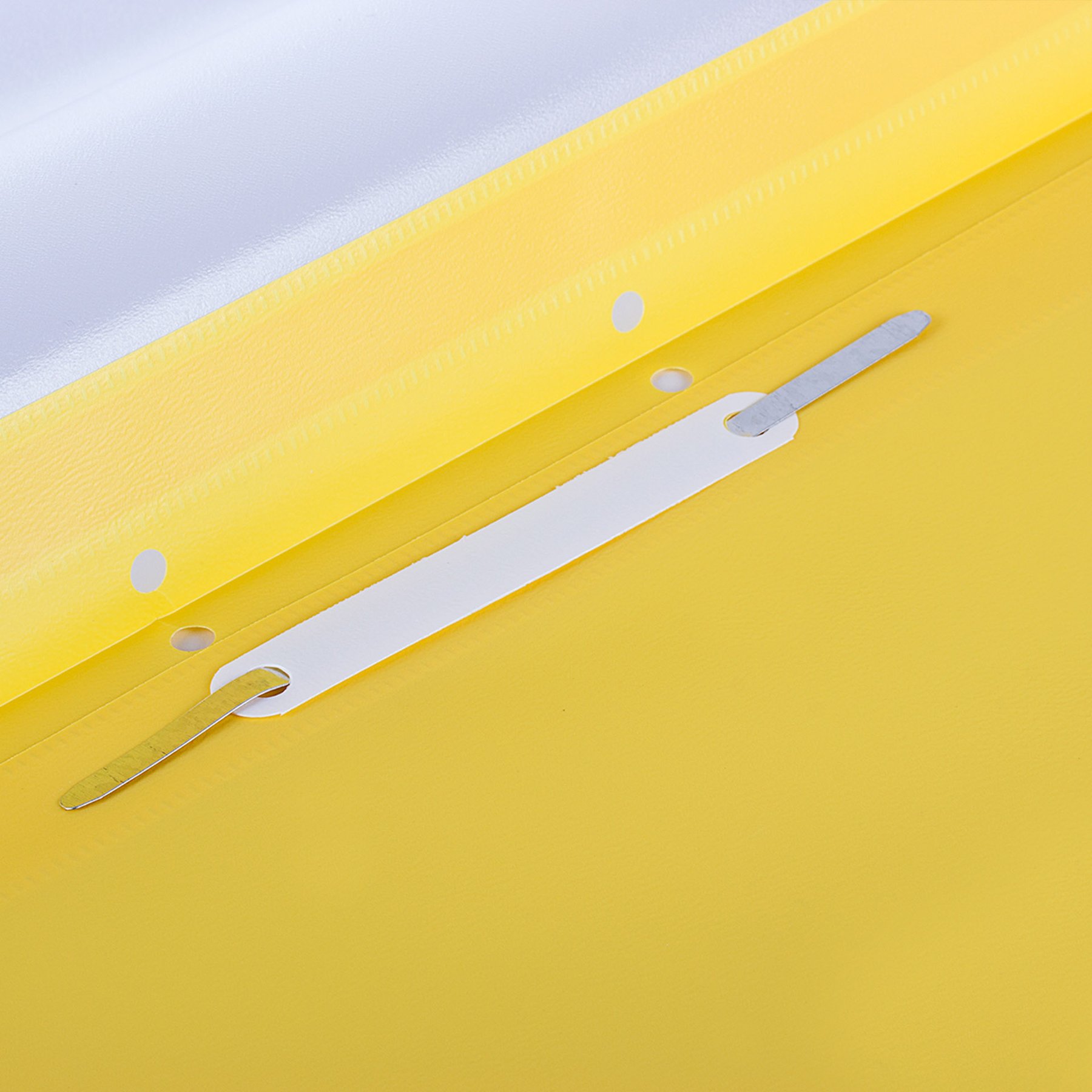 Папка Economy, PP, с перфорация, жълта, 50 броя - Image 2