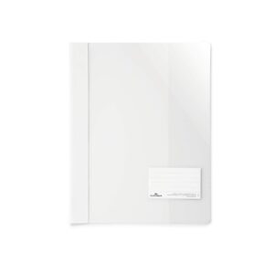 Durable Папка, A4+, PP, с джоб за визитка, бяла