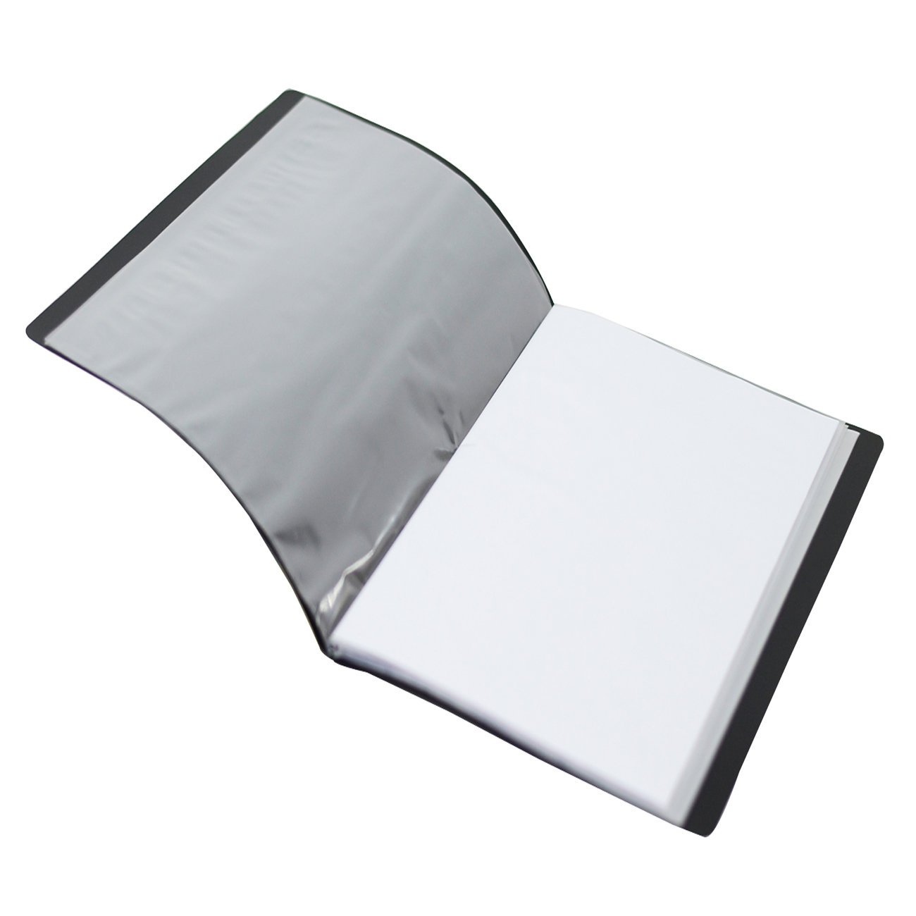 Office 1 Папка, с 20 джоба, със сменяем етикет, черна - Image 2