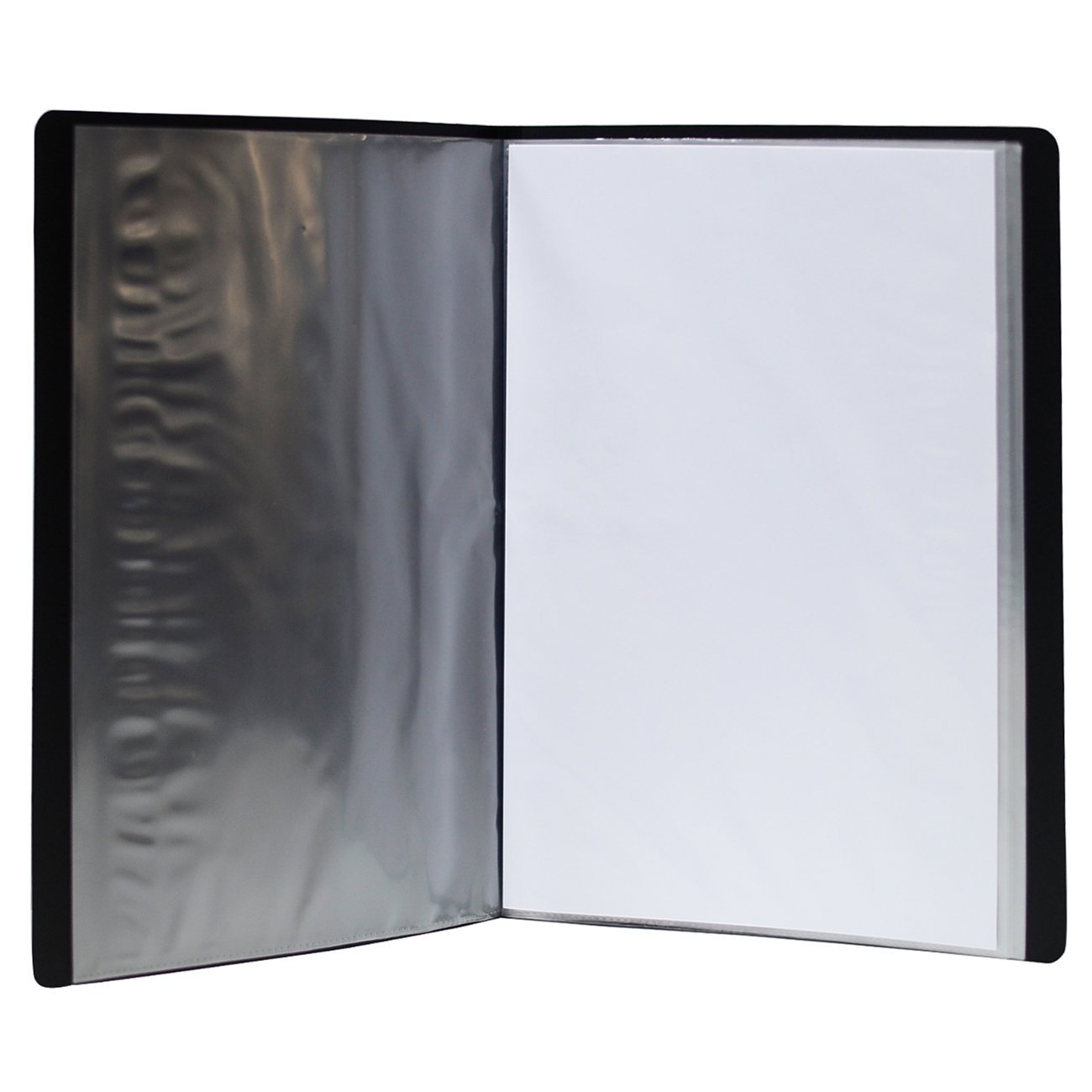 Office 1 Папка, с 20 джоба, със сменяем етикет, черна - Image 3