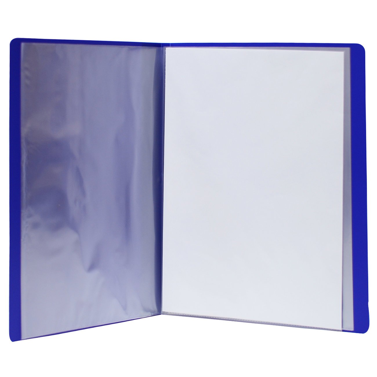 Office 1 Папка, с 20 джоба, със сменяем етикет, синя - Image 3