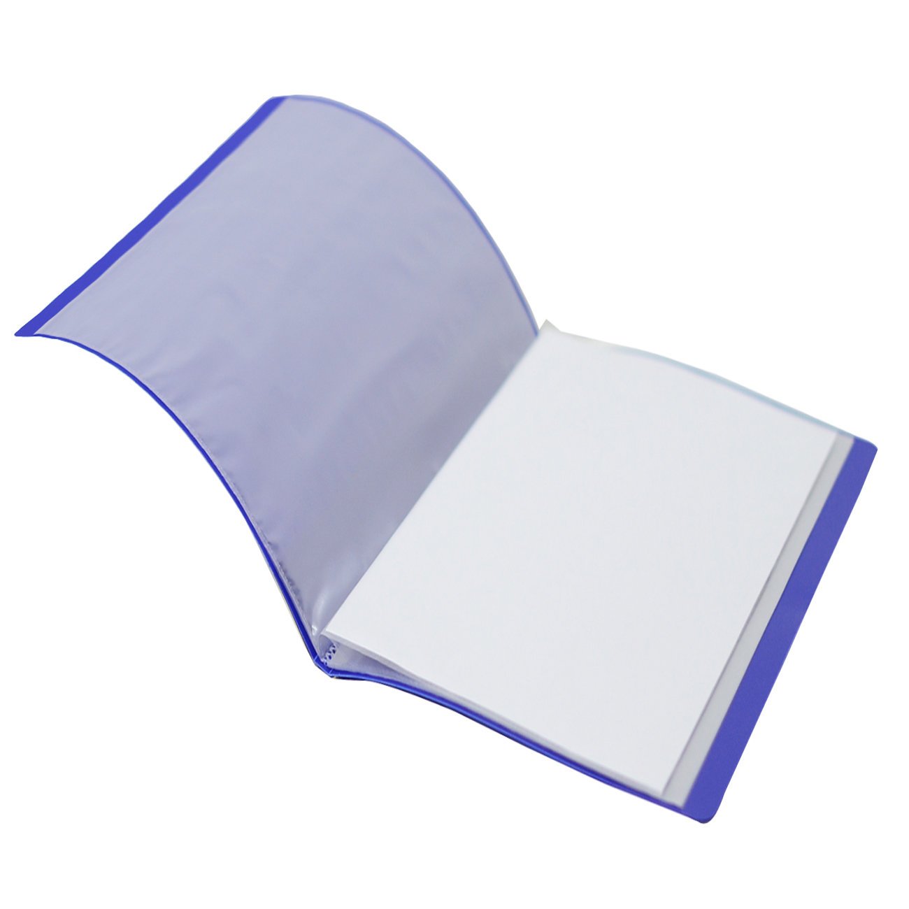 Office 1 Папка, с 40 джоба, със сменяем етикет, синя - Image 2