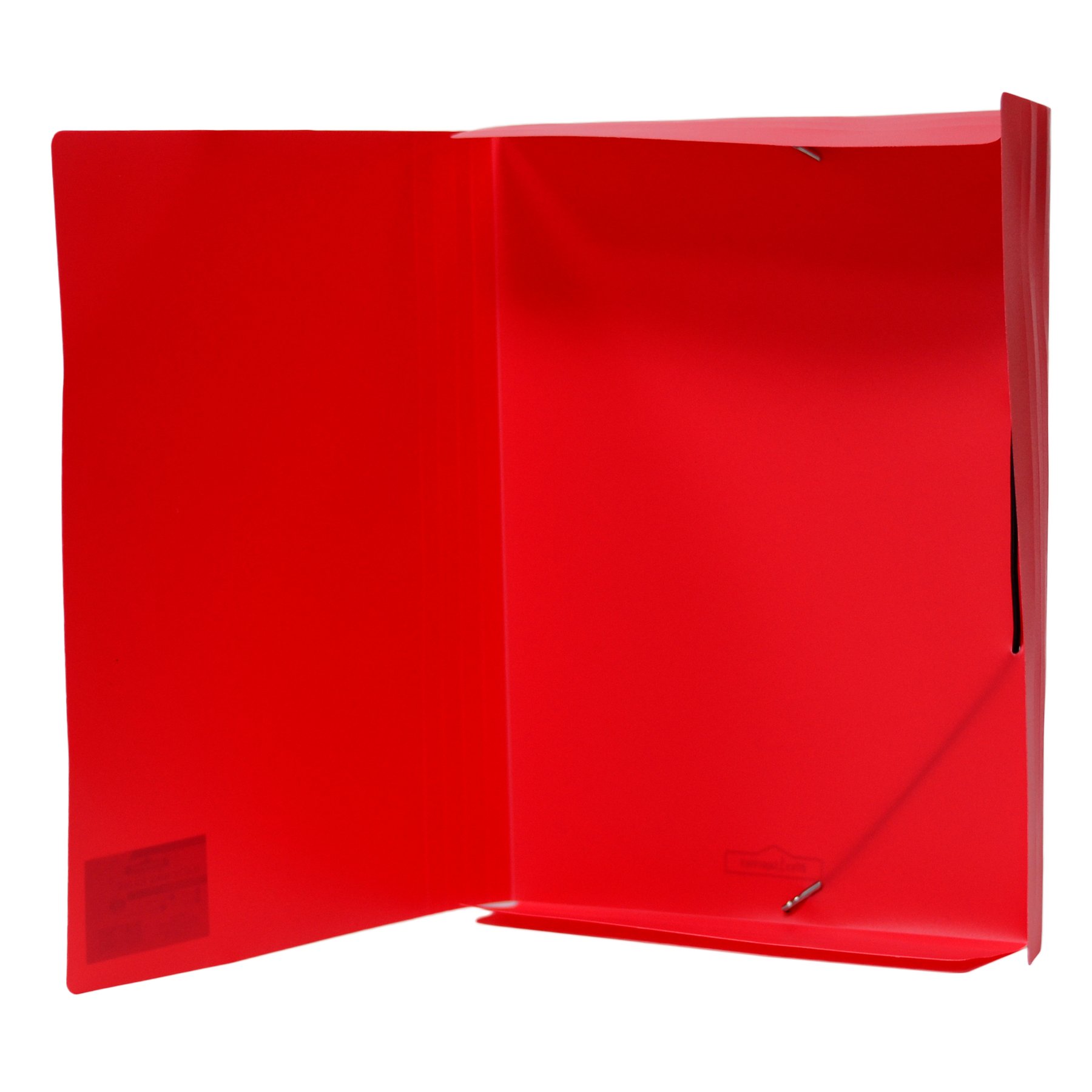 Office 1 Папка, PP, с ластик, червена - Image 2