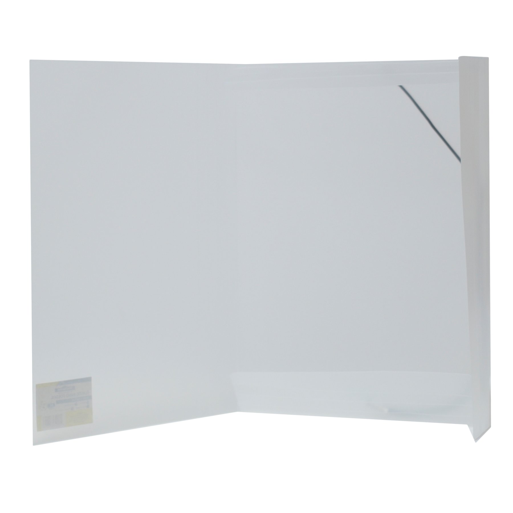 Office 1 Папка, PP, с ластик, бяла - Image 2