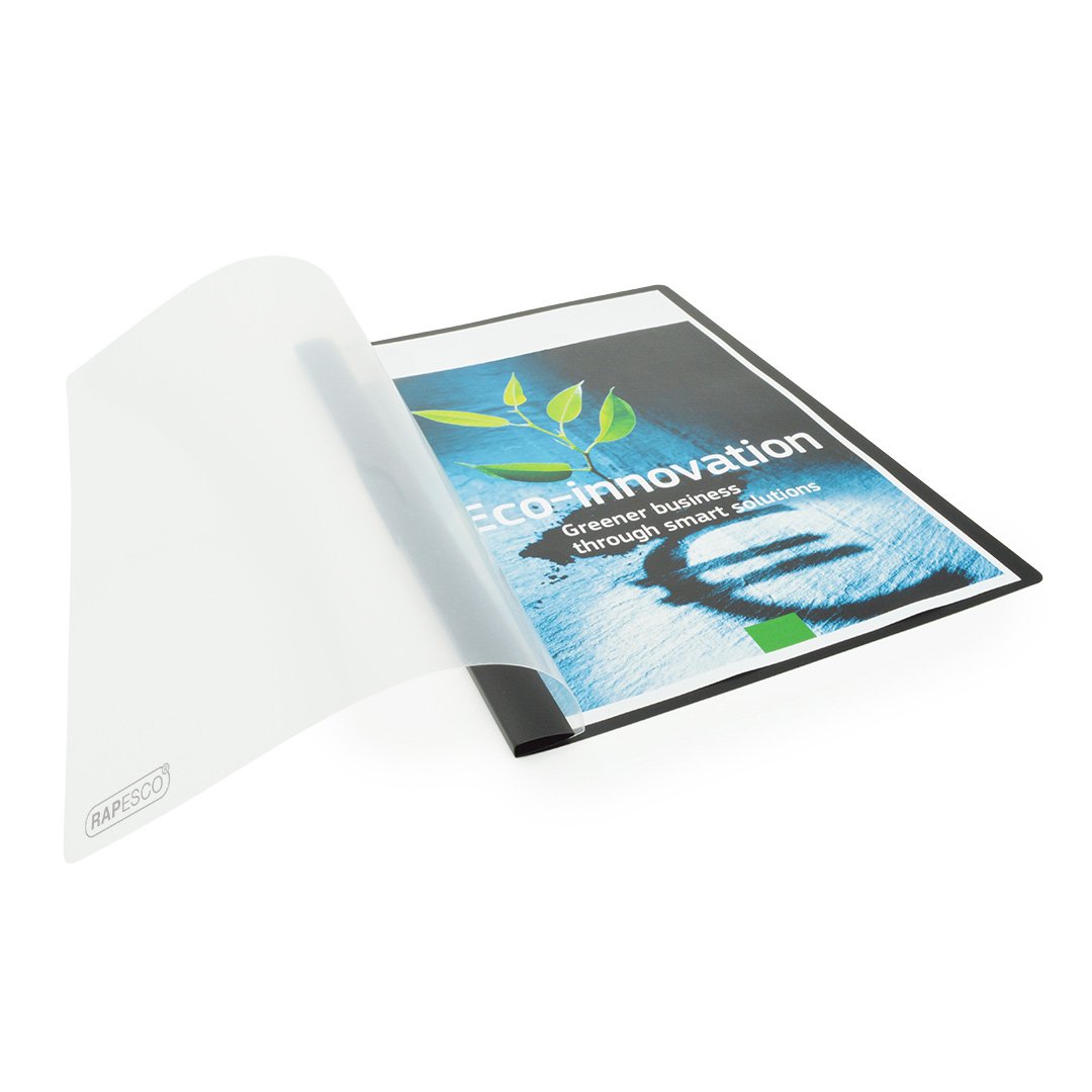 Rapesco Папка Eco Clip, A4, с клип, черна - Image 2