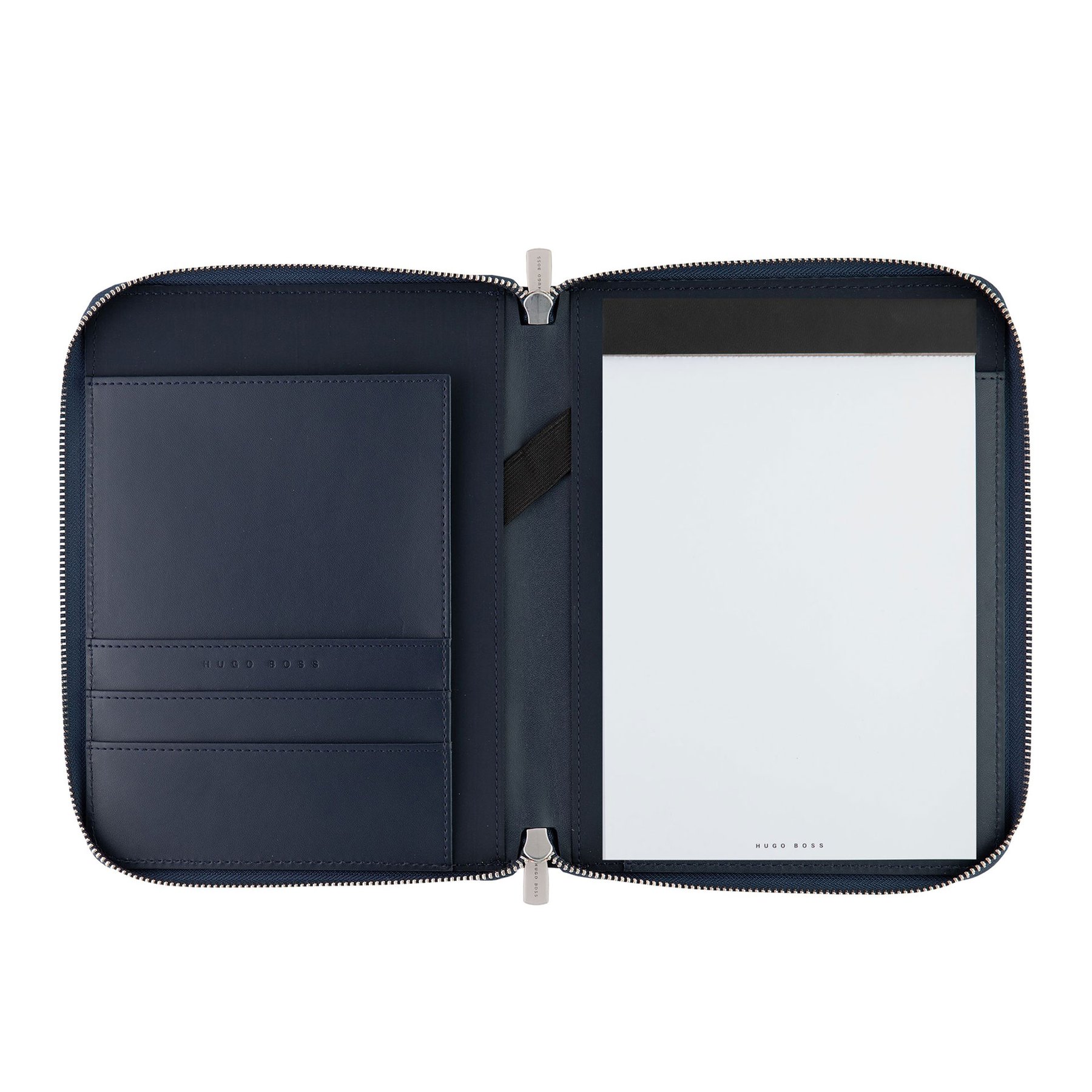 Hugo Boss Папка с цип Contour, A5, тъмносиня - Image 3