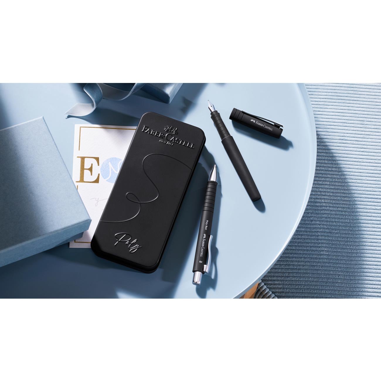 Faber-Castell Писалка Poly, М, черна - Image 4