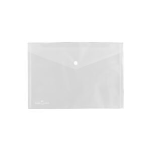 Faber-Castell Папка Clear, PP, с копче, прозрачна