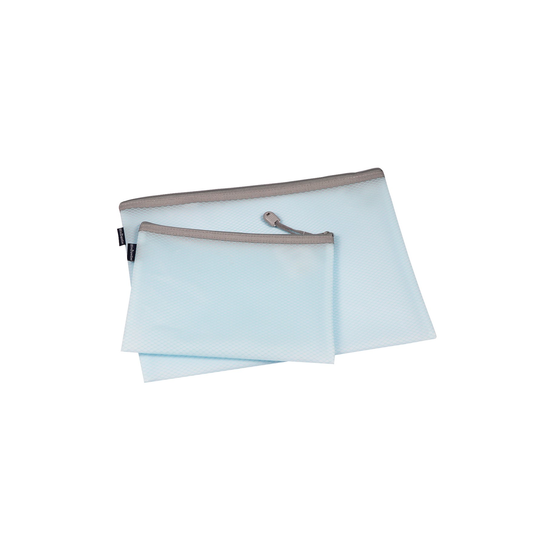 Office 1 Папка Bloom, A5, с цип, небесносиня - Image 2