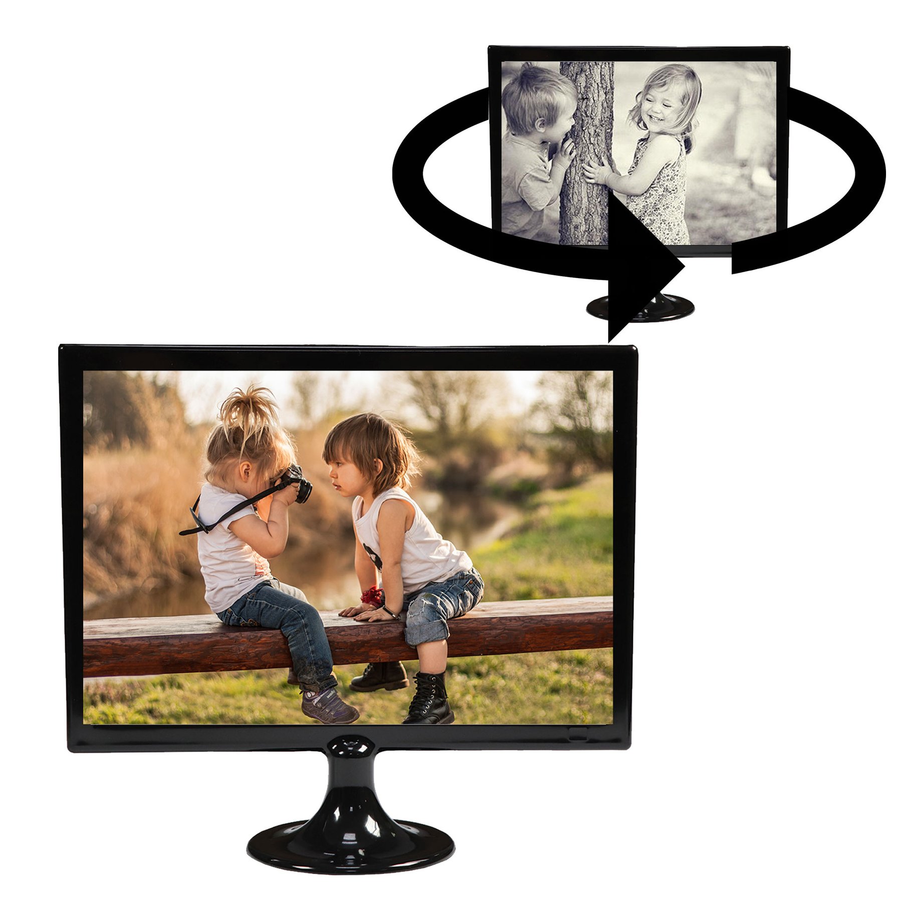 KEJEA Информационна поставка, хоризонтална, A4, черна - Image 2