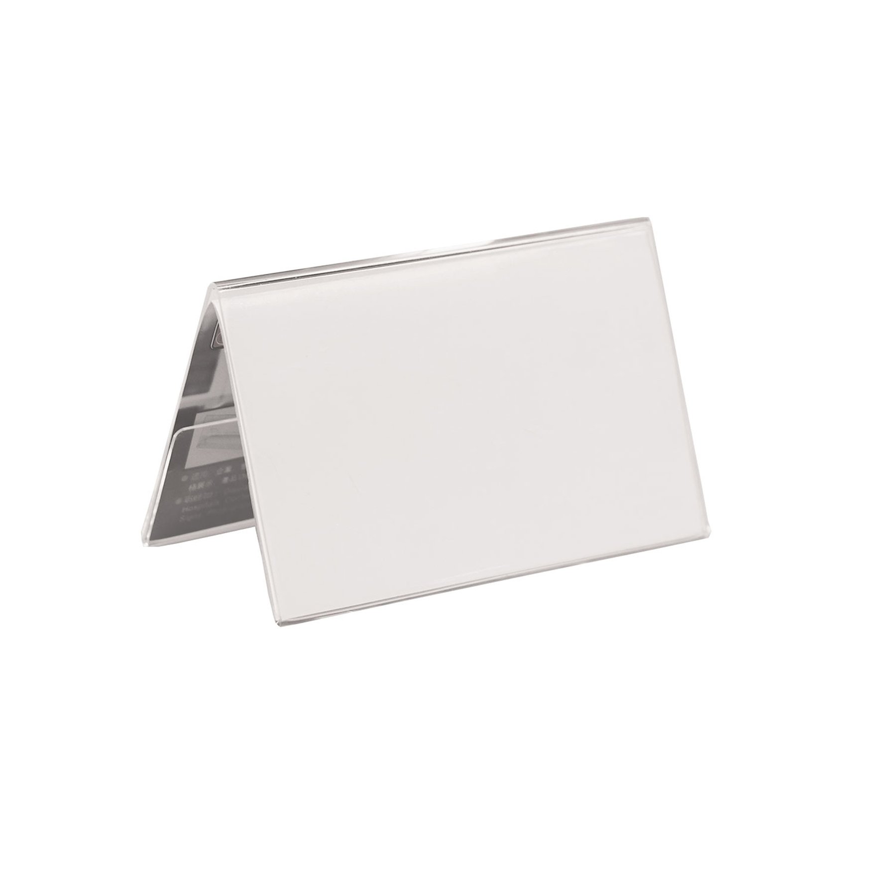 KEJEA Информационна поставка за бюро, хоризонтална, 90 х 55 mm, прозрачна - Image 2