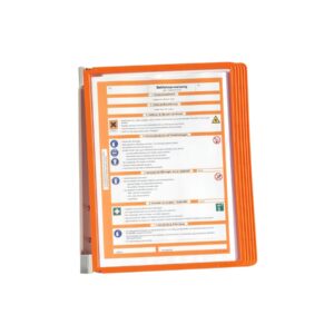Durable Информационна система Vario Wall, A4, с 5 джоба, оранжева