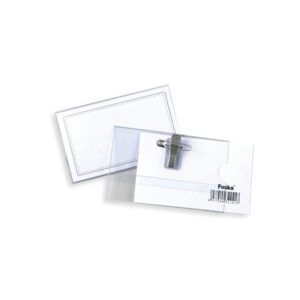 Foska Бадж, с игла и щипка, хоризонтален, 90 x 57 mm