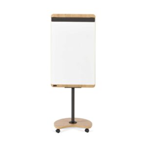 Rocada Флипчарт - маса Natural, магнитен, на колела, 105 x 67 cm