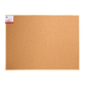 Top Office Коркова дъска, с дървена рамка, 90 x 120 cm