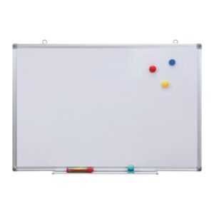 Office 1 Бяла дъска, 120 x 180 cm, магнитна, с алуминиева рамка