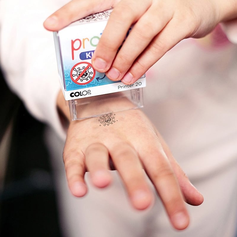 Colop Печат Microban Printer 20 Protect Kids, правоъгълен, черен - Image 3