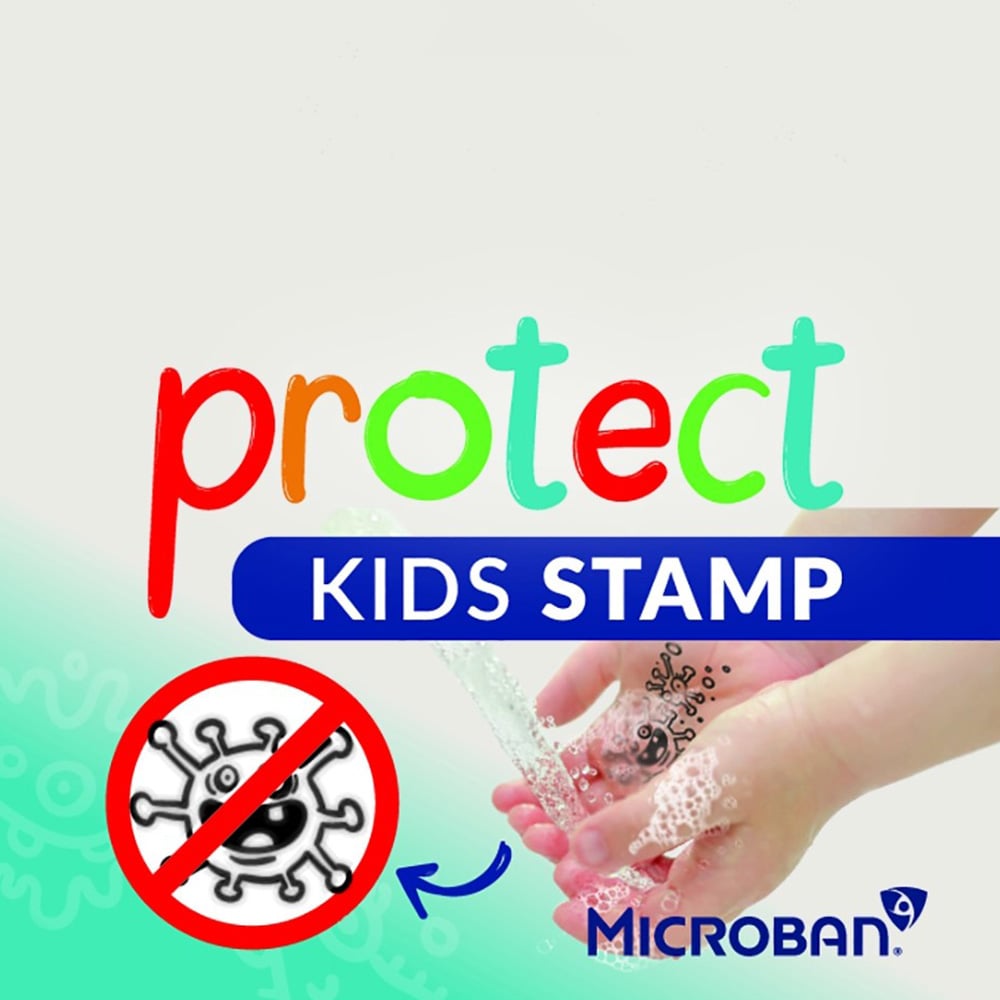 Colop Печат Microban Printer 20 Protect Kids, правоъгълен, черен - Image 8