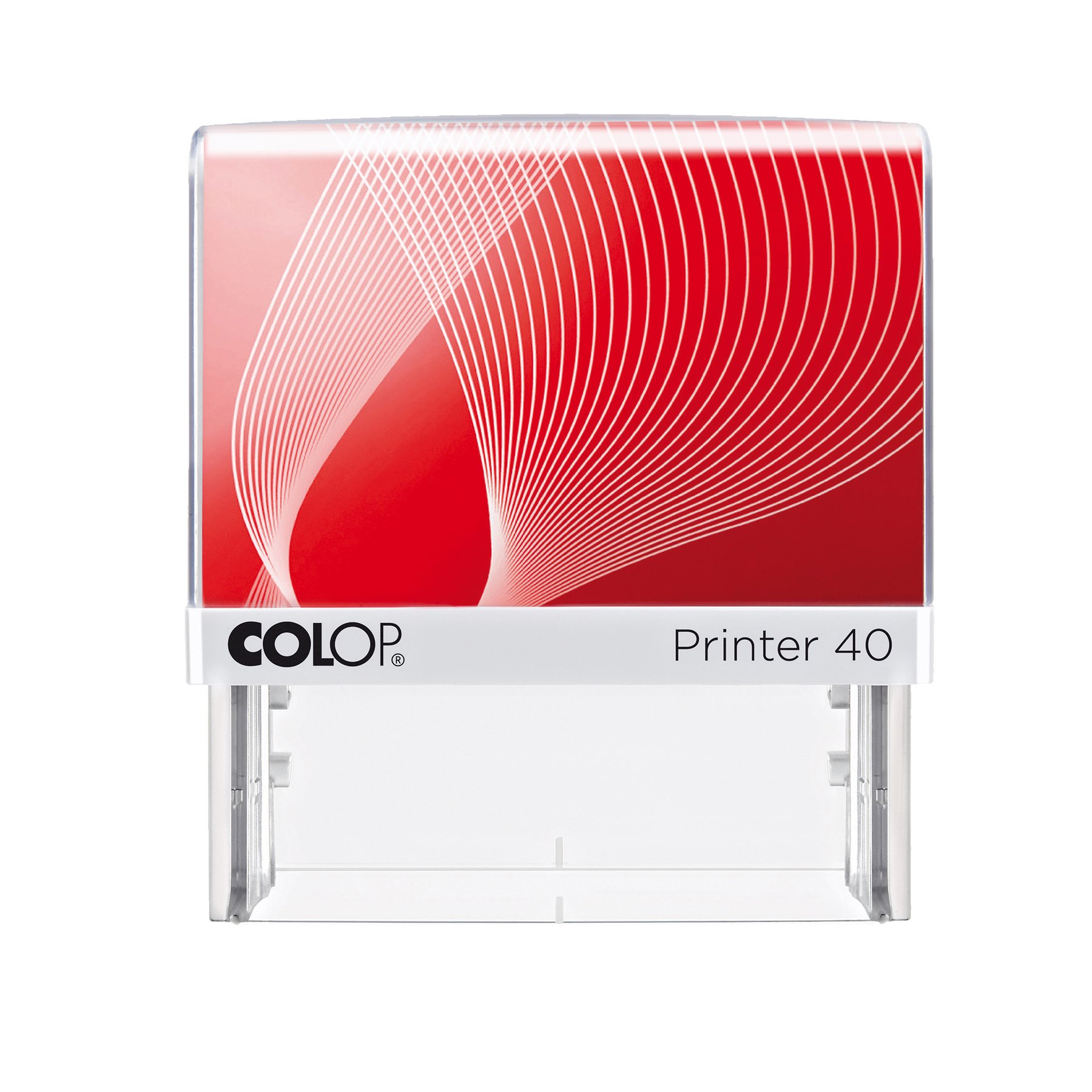 Colop Печат Printer 40, правоъгълен, 23 x 59 mm, син - Image 4