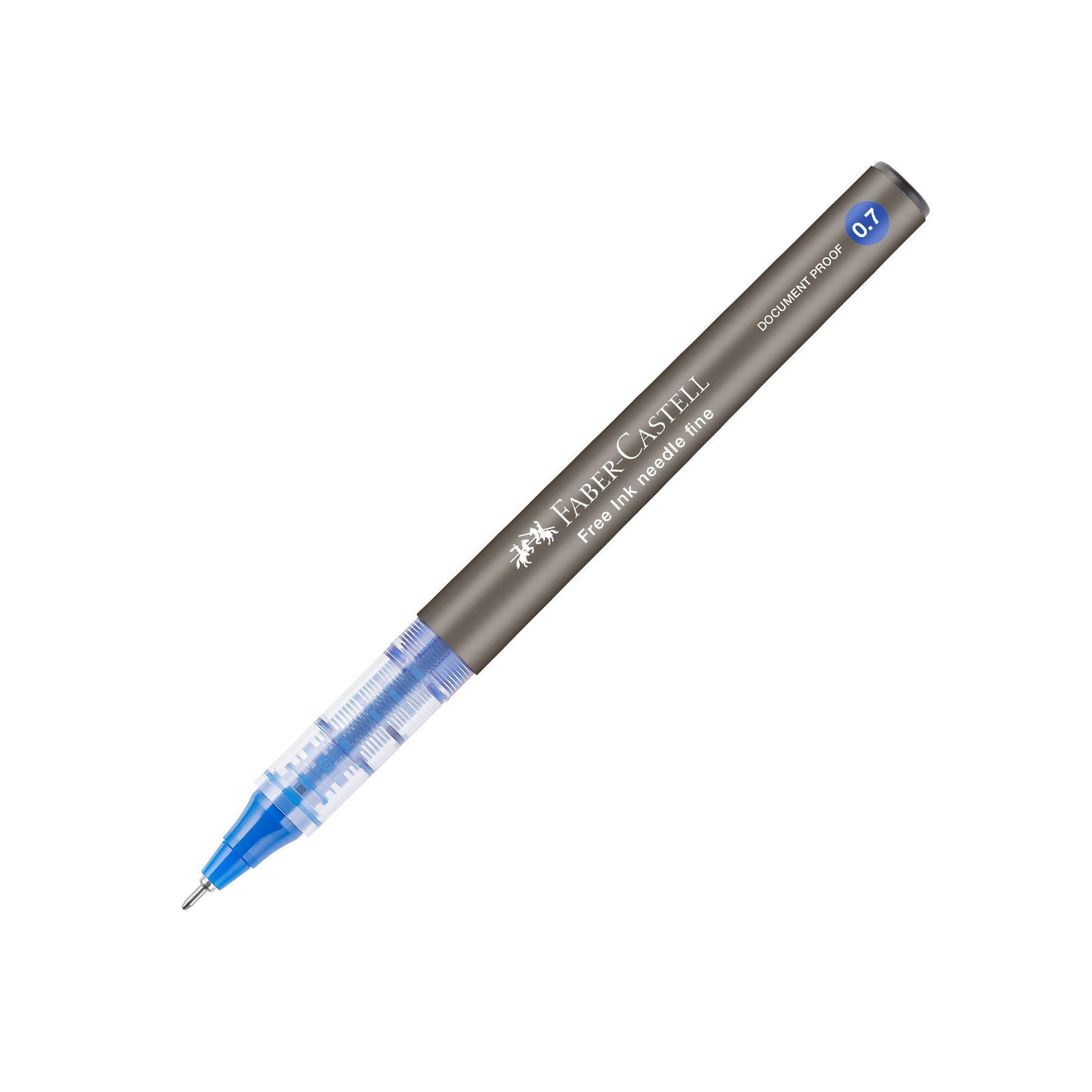 Faber-Castell Ролер Free Ink Needle, 0.7 mm, син - Image 3