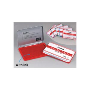 Foska Тампон за печат, № 2, 84 х 122 mm, червен