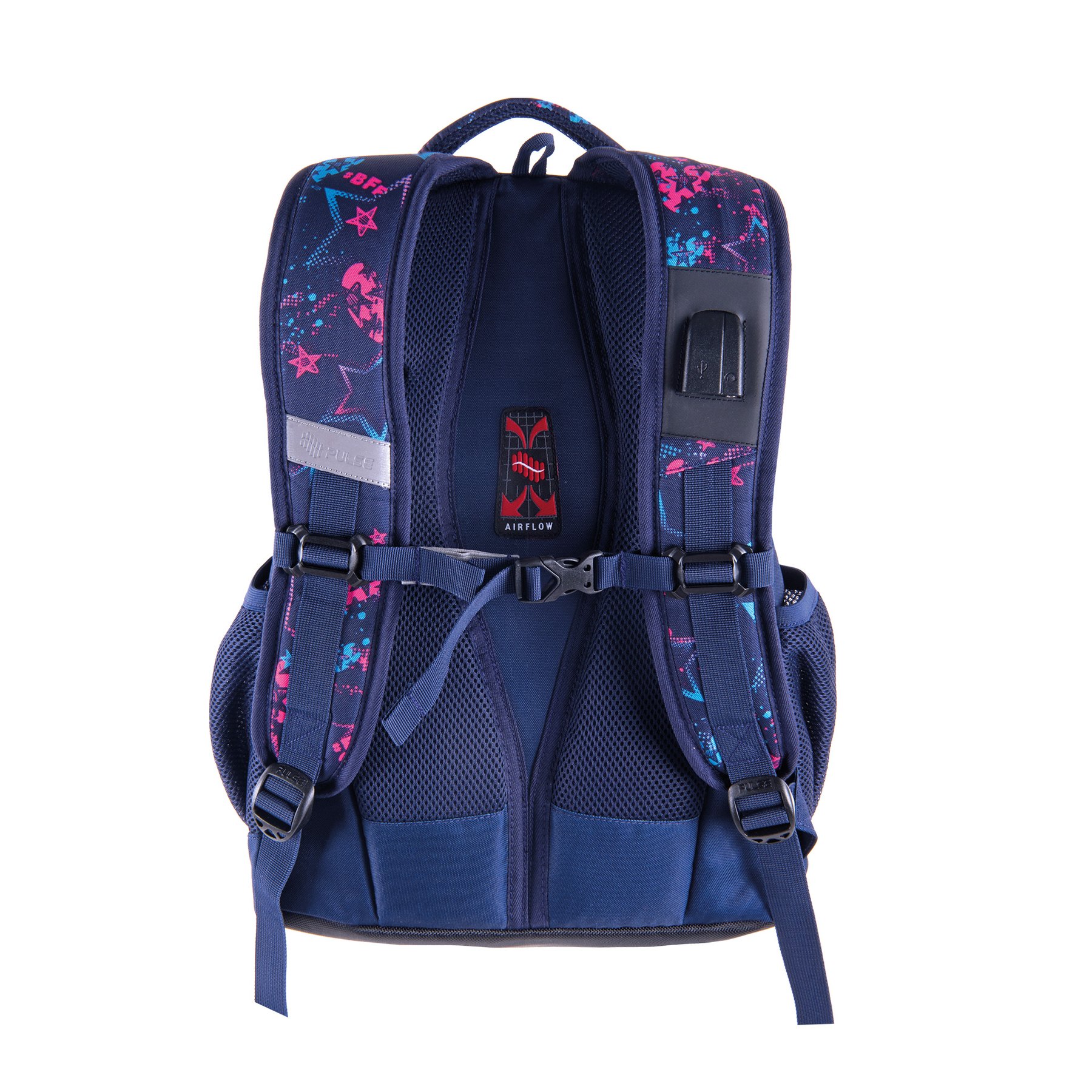 Pulse Раница Music BFF, синьо-розова - Image 3