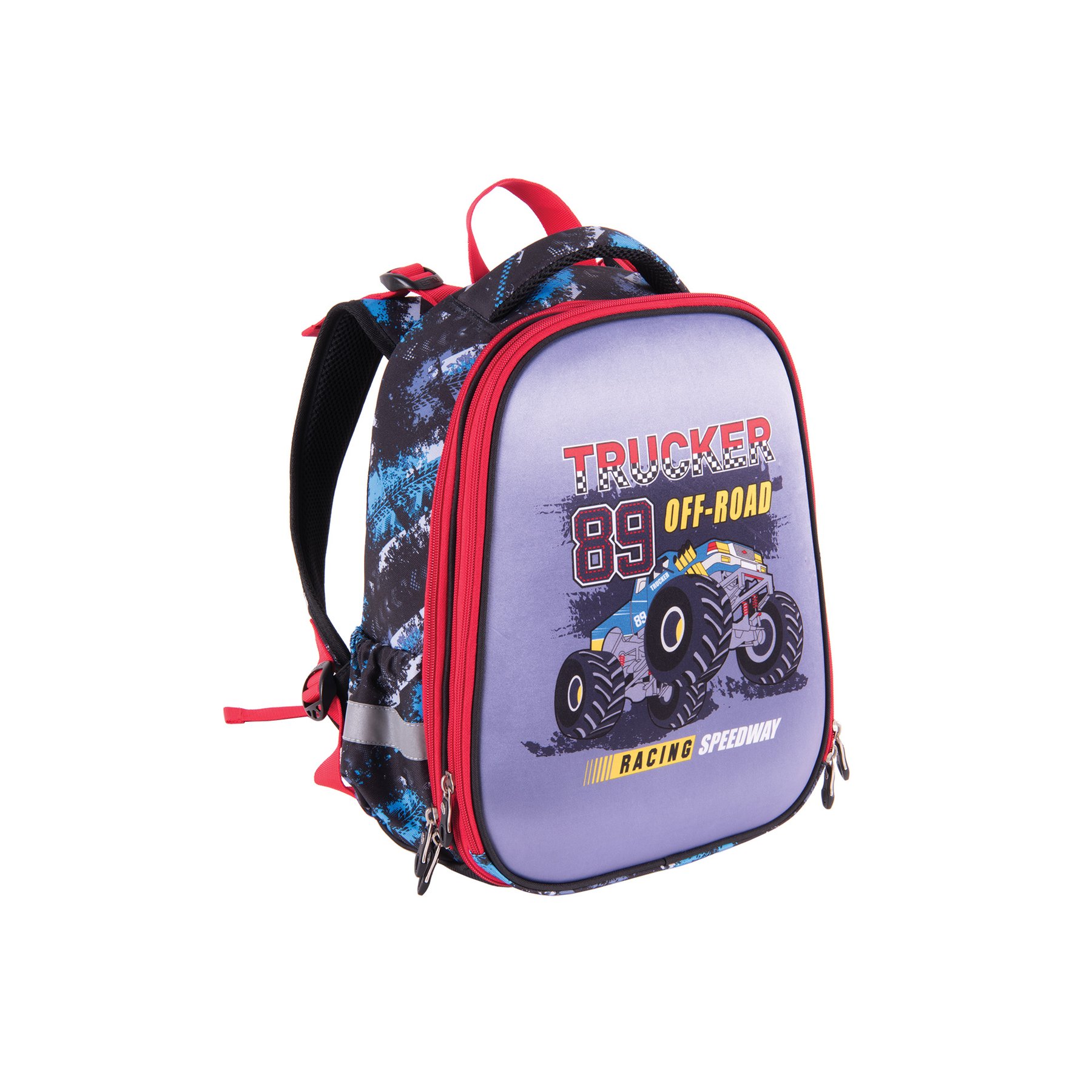 Pulse Раница Anatomic Cube - Off Road, синьо-червена - Image 2