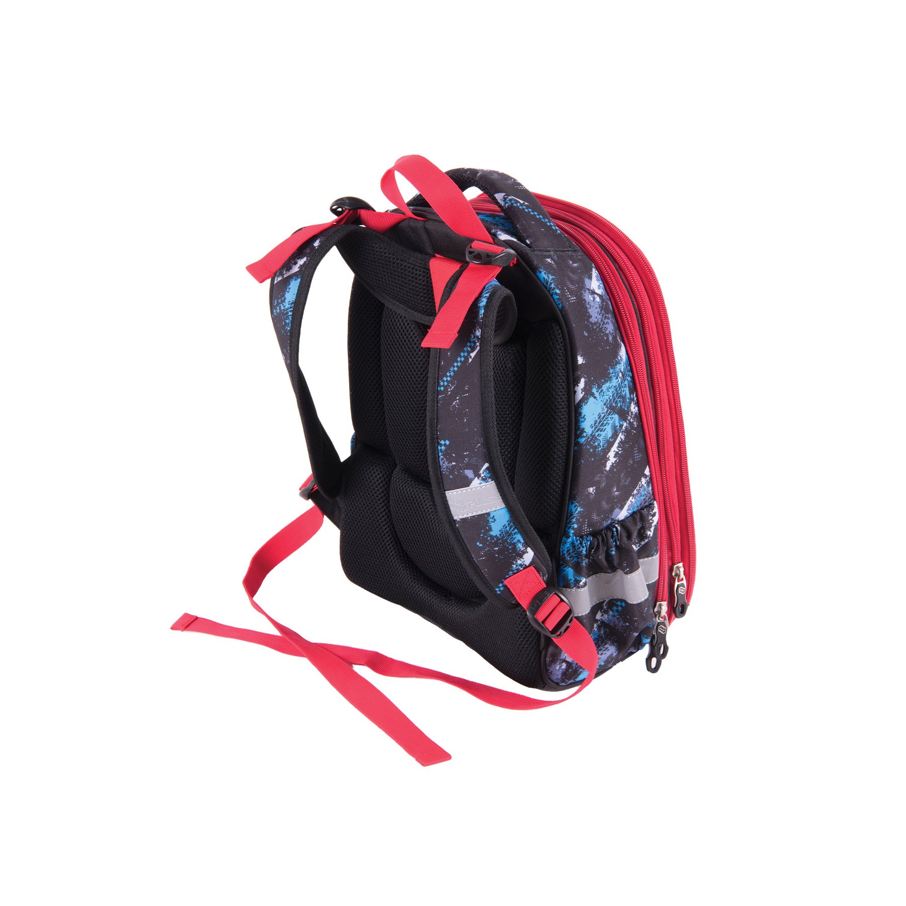 Pulse Раница Anatomic Cube - Off Road, синьо-червена - Image 5