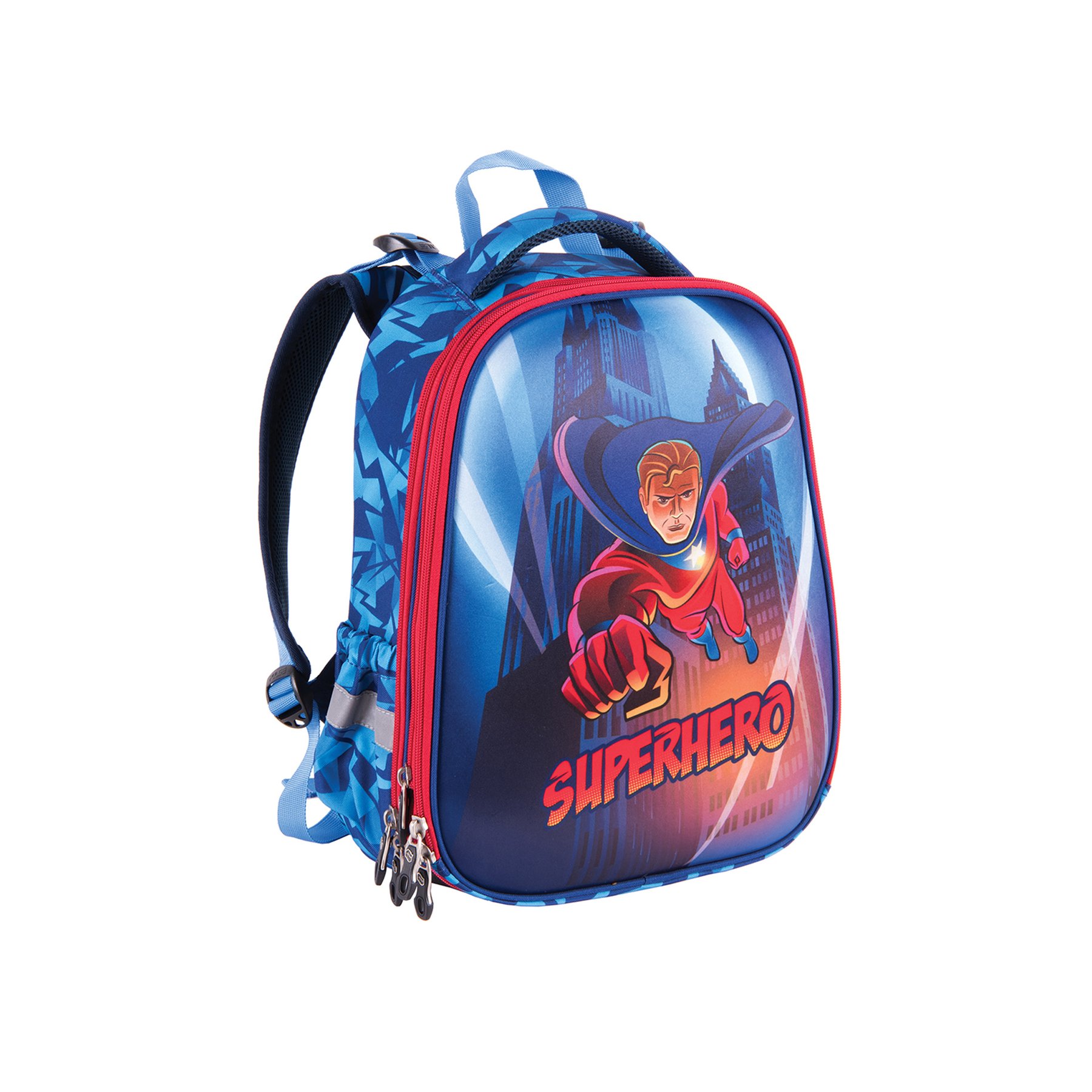 Pulse Раница Anatomic Cube - Superhero, синьо-червена - Image 3