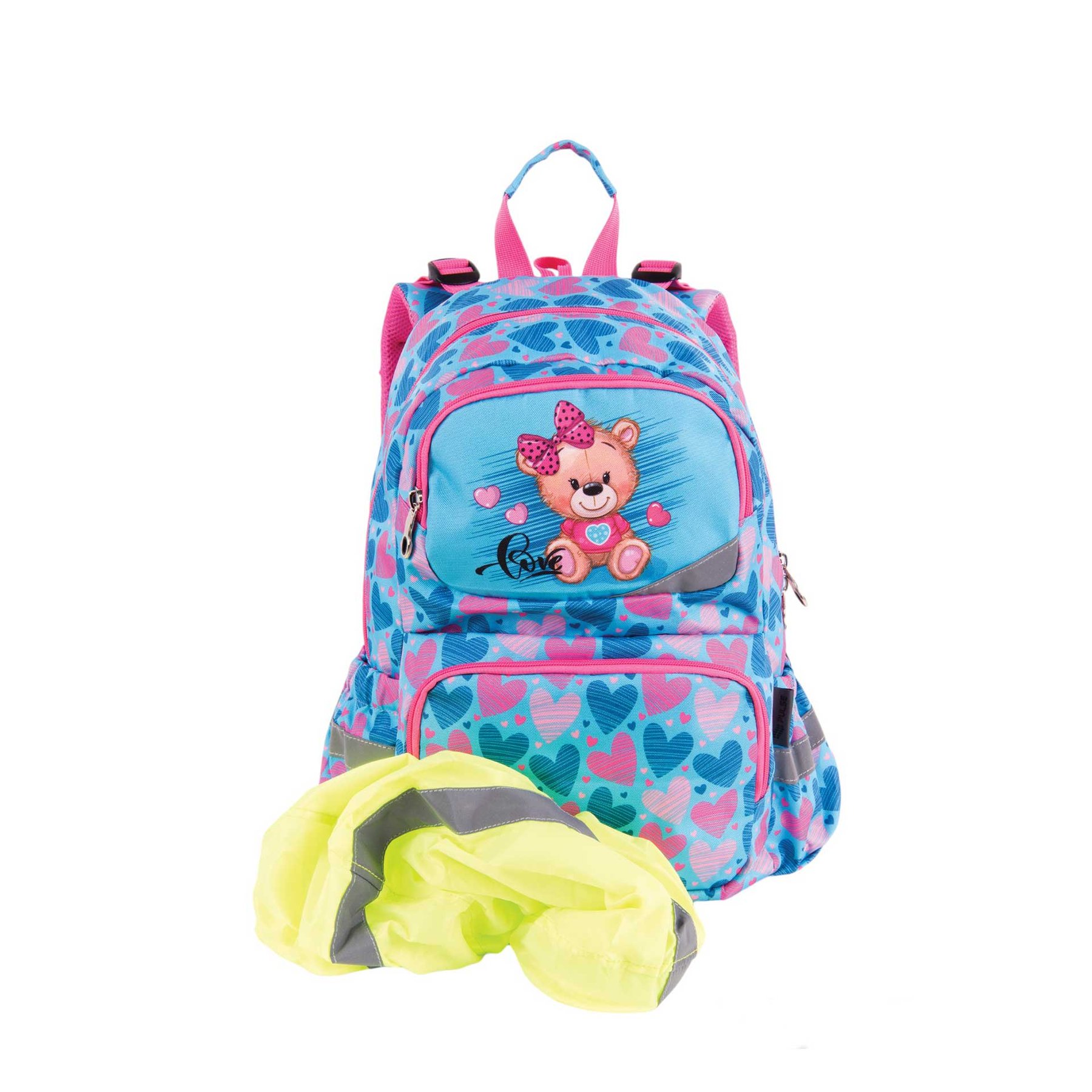 Pulse Раница Anatomic Teddy, синьо-розова - Image 6