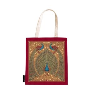 Paperblanks Чанта Hafiz's Peacocks, текстилна, 380 х 380 mm