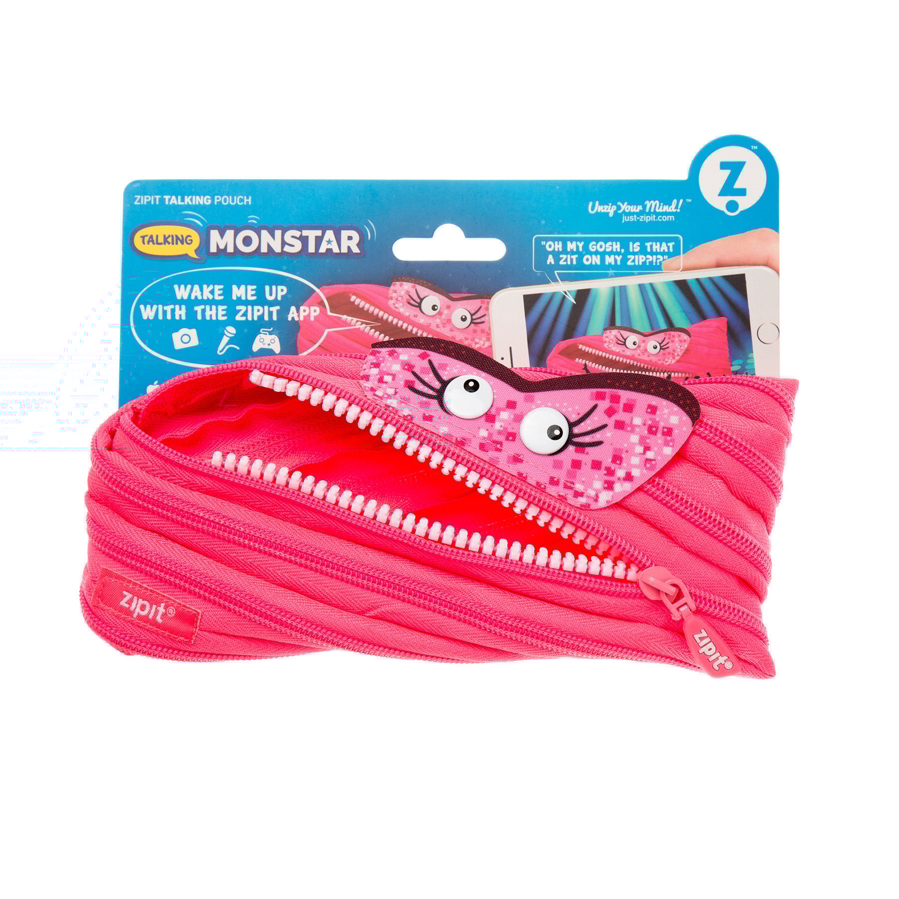 Zipit Несесер Talking Monstars, среден, розов - Image 6
